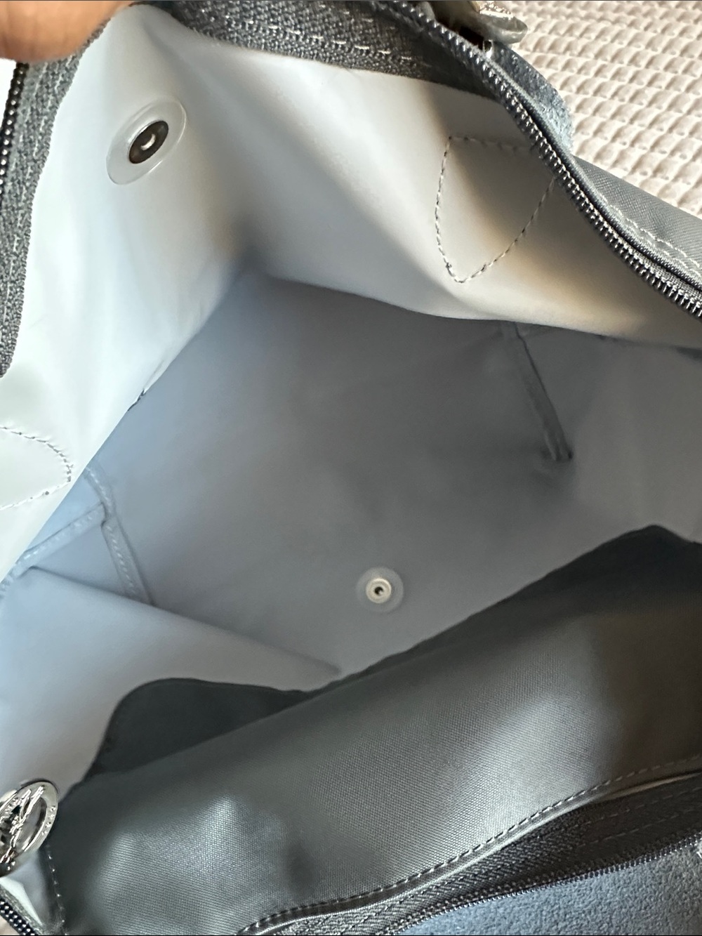 Longchamp Le Pliage Green Recycled Canvas Top Small - Picture 14 of 16